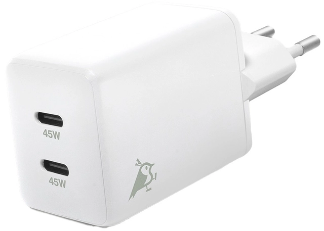 Aqiila Chargebird W2 45W 2xUSB-C Wallcharger 