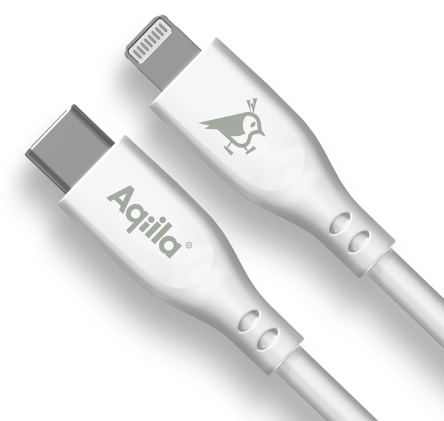 Aqiila Silicon USB-C/Lightni. 2.0 30W 1m Charging cable 