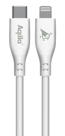 Aqiila Silicon USB-C/Lightni. 2.0 30W 2m Charging cable