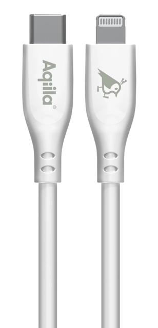 Aqiila Silicon USB-C/Lightni. 2.0 30W 2m Charging cable 