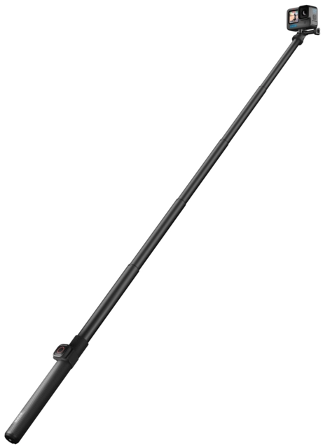 GoPro Extension Pole + WP Shutter Remote for H13, H12, H11, H10 & H9 Black (BNL) 