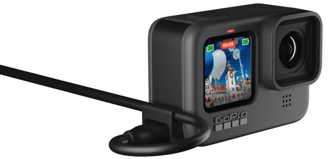 GoPro USB Pass-Through Door H13, H12, H11, H10 & H9 Black 