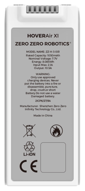 HoverAir X1 Battery White 
