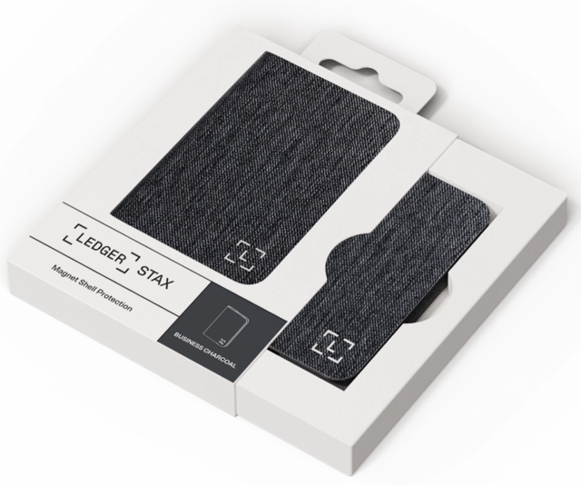 Ledger Stax Magnet Shell Business Charcoal 