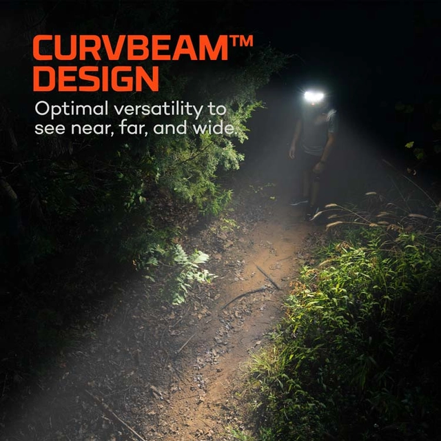 Nebo Curvbeam 600 Flex Headlamp Cardboard packaging 