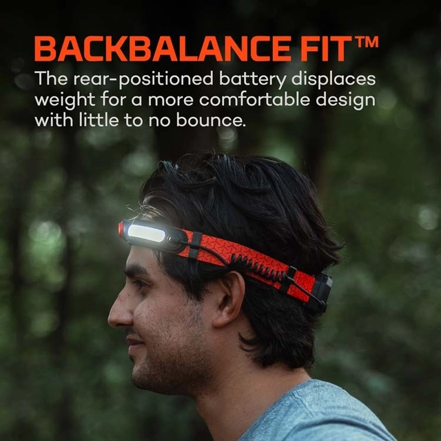 Nebo Curvbeam 600 Flex Headlamp Cardboard packaging 