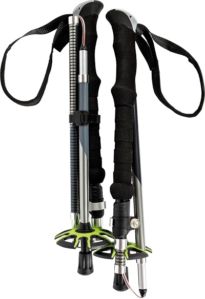 Nitro Alu Splitboard Poles 4-Pcs/135Cm 