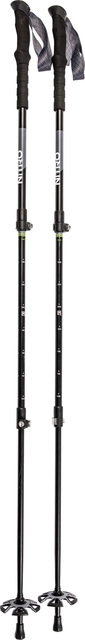 Nitro Telescoping Poles Black/Grey/Green - 140cm 