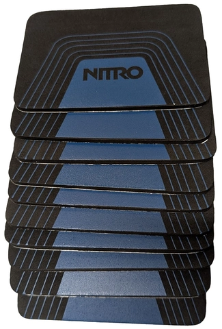 Nitro Rental Stomp Pad x 10 Black/Blue