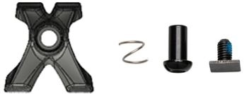 Nitro Vertical Forward Lean Adjuster '23 Black, 1 pair 