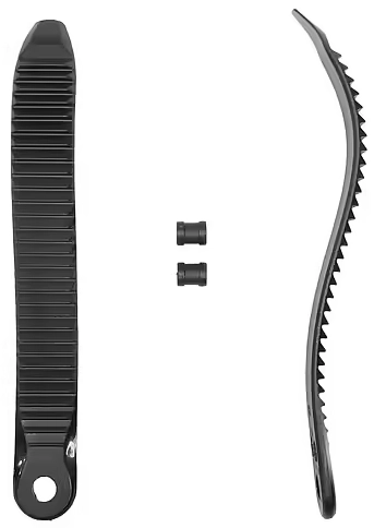 Nitro Toe Ratchet, 1 pair Black - 7mm 