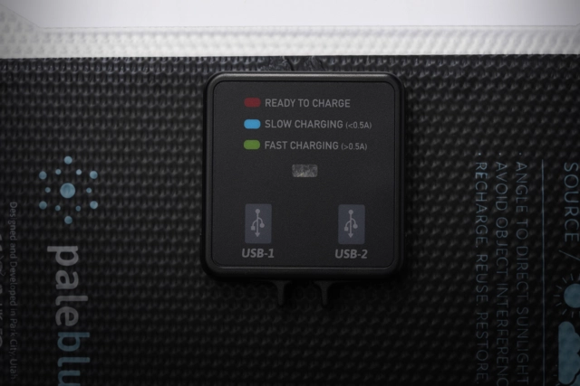 Pale Blue Approach 1 Solar Panel 7W Single, w/Grip Cords 