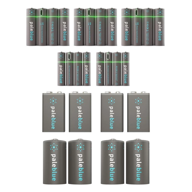 Pale Blue Home Conversion Kit 4x9V/4xD/12xAA/8xAAA 