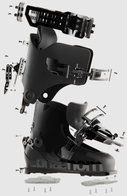 Phaenom FR 01 130 No Liner Black - MP23/23.5 