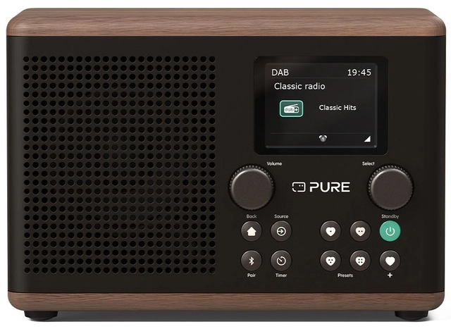 Pure Classic H4 Coffee Black/Walnut 