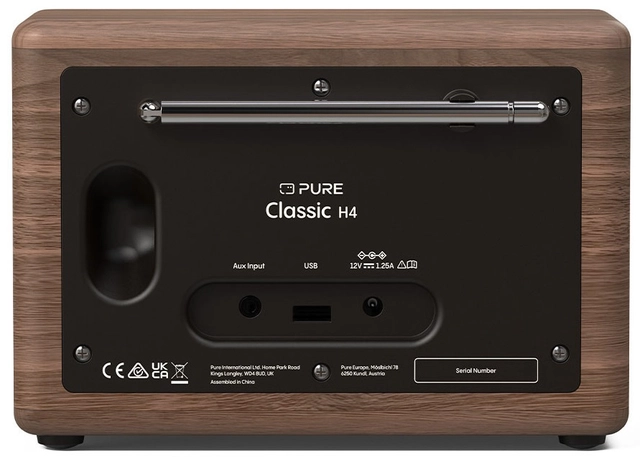 Pure Classic H4 Coffee Black/Walnut 