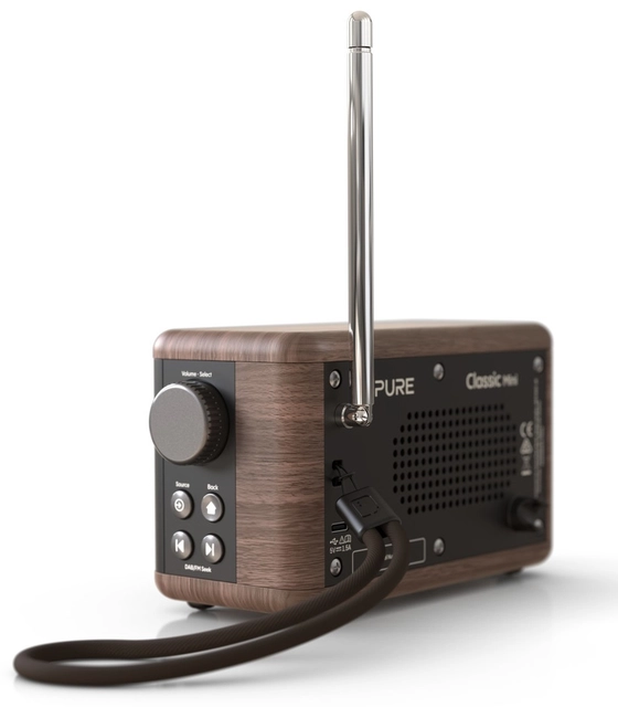 Pure Classic Mini Coffee Black/Walnut 