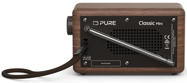 Pure Classic Mini Coffee Black/Walnut 