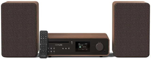 Pure Classic Stereo Coffee Black/Walnut 