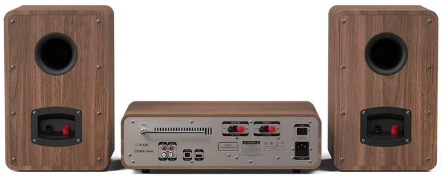 Pure Classic Stereo Coffee Black/Walnut 