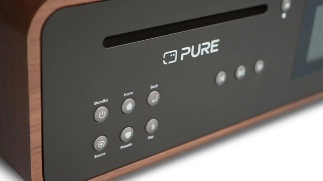 Pure Classic Stereo Coffee Black/Walnut 