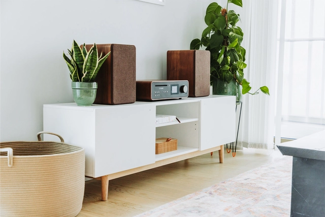 Pure Classic Stereo Coffee Black/Walnut 