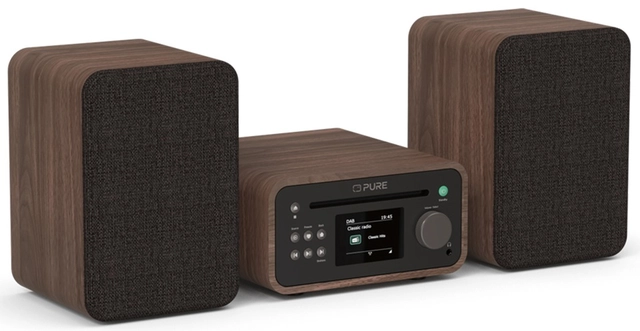 Pure Classic Stereo Mini Coffee Brown/Walnut 