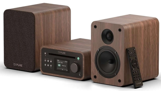 Pure Classic Stereo Mini Coffee Brown/Walnut 