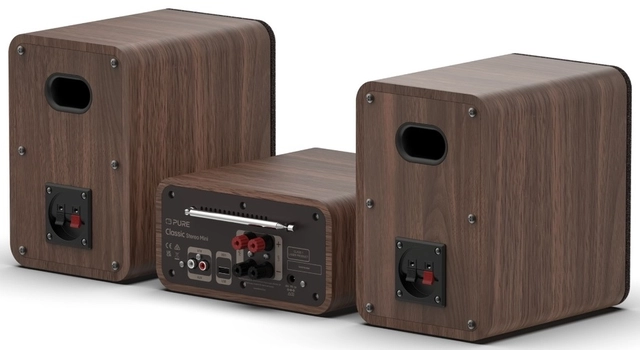 Pure Classic Stereo Mini Coffee Brown/Walnut 