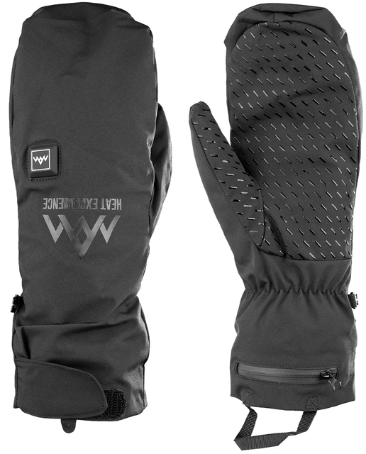 HeatX Heated Everyday Mittens XS Black 