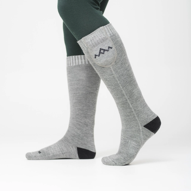 HeatX Heated Everyday Socks M Grey - EU40/42 