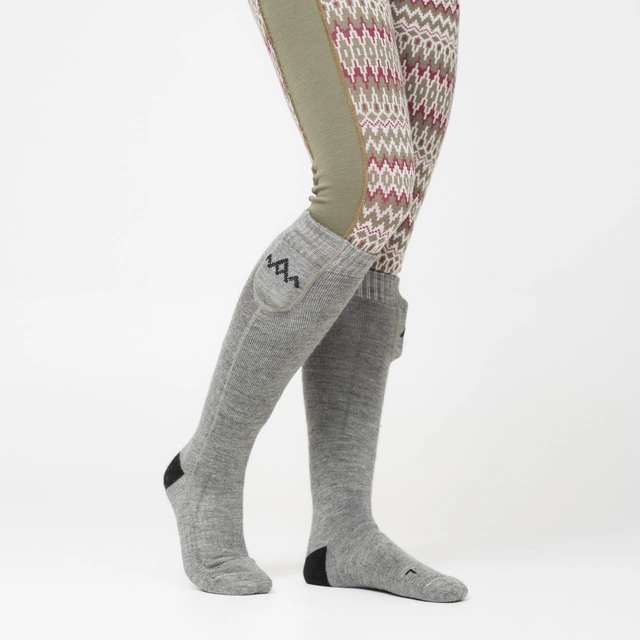 HeatX Heated Everyday Socks M Grey - EU40/42 