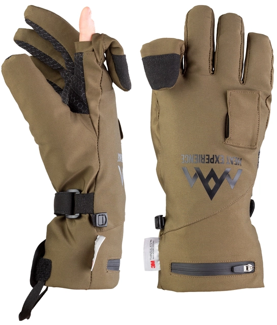 HeatX Heated Hunt Gloves XXL Olive Green 