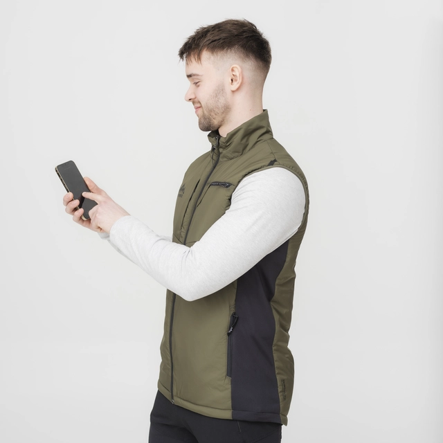 HeatX Heated Hunt Vest Mens V2 L Olive Green 