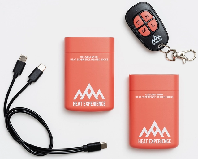 HeatX Heated Everyday Socks w/batt. V2 S Cream - EU37/39 