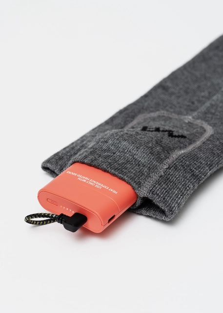 HeatX Heated Everyday Socks w/batt. V2 S Grey - EU37/39 