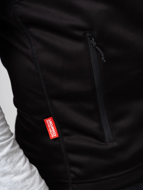 HeatX Heated Fleece Vest Mens L Black 