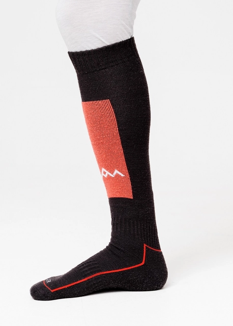 HeatX Heated Technical Socks w/batt. S Red/Black - EU37/39 
