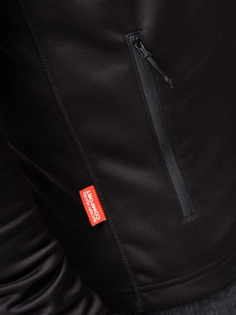 Heatx Heated Fleece Sweater Mens L Black 