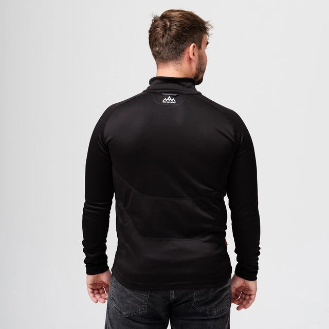 Heatx Heated Fleece Sweater Mens L Black 