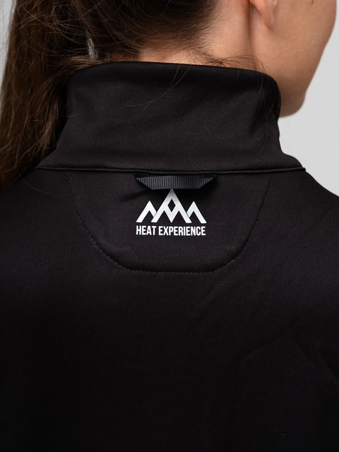 Heatx Heated Fleece Sweater Womens M Black 