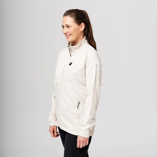 Heatx Heated Fleece Sweater Womens M Sand 