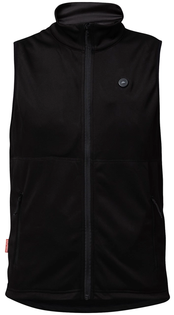HeatX Heated Fleece Vest Mens L Black 