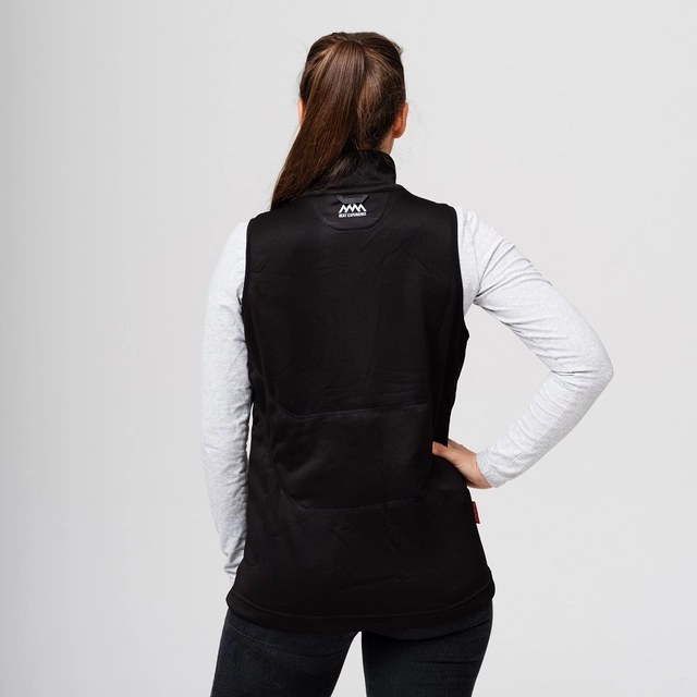 HeatX Heated Fleece Vest Womens M Black 