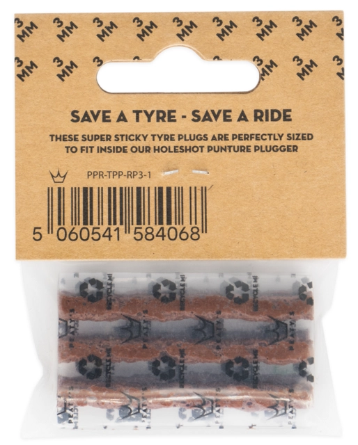 Peaty's Holeshot Tubeless Punc. Plugger Refill Pack - 6 x 3mm 