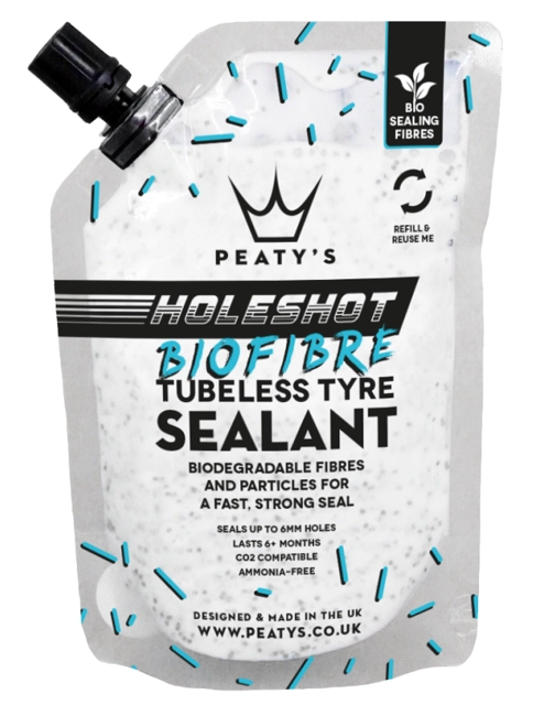 Peaty's Holeshot BioFibre Sealant 120ml 