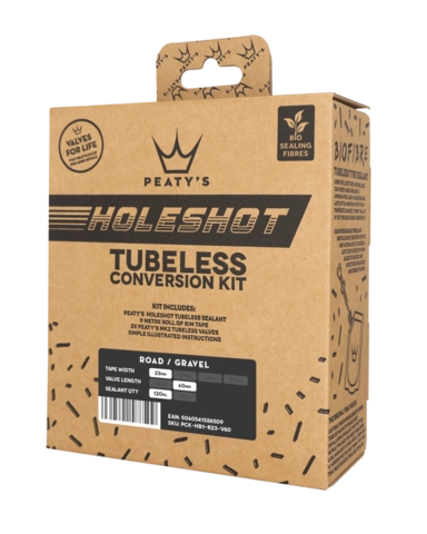 Peaty's Holeshot Tubeless Conversion Kit 23mm - Road &amp; Gravel
