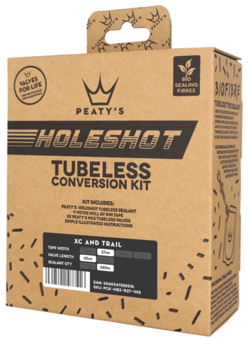 Peaty's Holeshot Tubeless Conversion Kit 27mm - XC / Trail