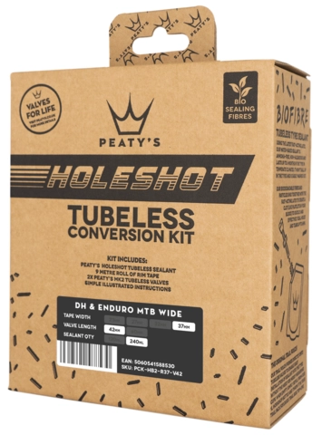 Peaty's Holeshot Tubeless Conversion Kit 37mm - Enduro / DH (Wide)