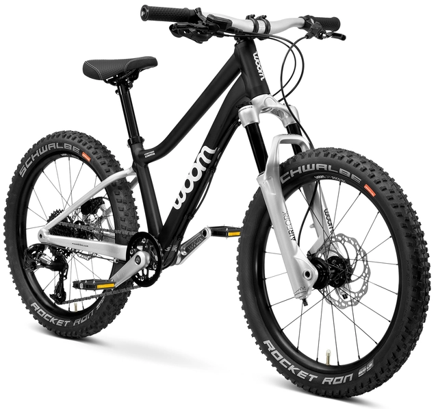 Woom OFF Air 4 20" Black 9,0 kg, 6-8 år, 118-130cm 